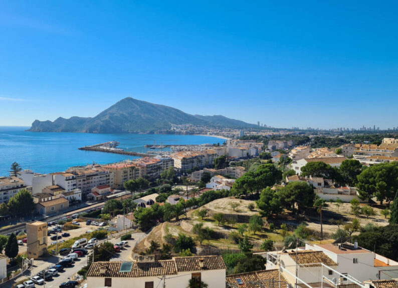 Uitzicht over Altea